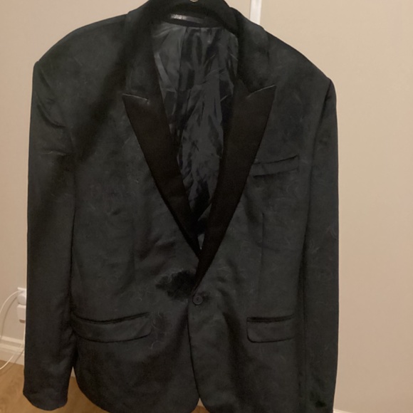 New Look Black Velvet Jacket size42 - Picture 6 of 8